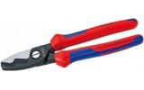 KN-9512200/ Ножницы для резки кабелей с двойными режущими кромками KNIPEX 95 12 200