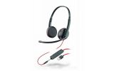 PL-C3225-A/ Проводная гарнитура (стерео, jack 3.5/USB-A) Plantronics BlackWire C3225-A