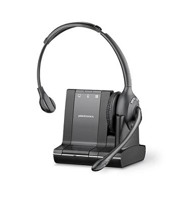 Plantronics W710M, Savi (Over-the-head) — беспроводная (DECT) система для компьютера, мобильного и стационарного телефона