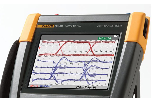 Fluke 190-502 портативный защищенный осциллограф с полосой пропускания 500 МГц