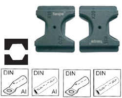 Медные и алюминиевые DIN, шестигранная прессовка
