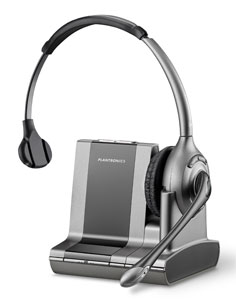 Savi Office (Over-the-head), беспроводная (DECT) система для телефона и компьютера (Plantronics) (PL-WO300)