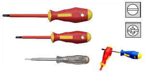 /KL393IS/ Набор из 2-х изолированных отвёрток и отвёртки пробника